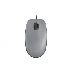 Logitech M110 Optical Mouse, Silent-MID GRAY-USB-N/A-EMEA
